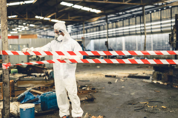 Professional Unattended Death Cleanup technician working in Strafford, NH